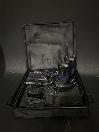 Set Of Cobra PR4100 MicroTalk Two-Way Radios With Charging Cradle