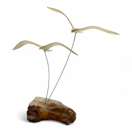 MCM 1970s Marvin Wernick Seagull Kinetic Sculpture