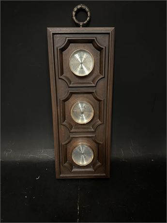 Vintage Springfield Wall-Mount Weather Station