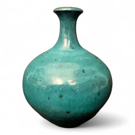 Mid-Century Studio Art Pottery Bottle-Form Vase