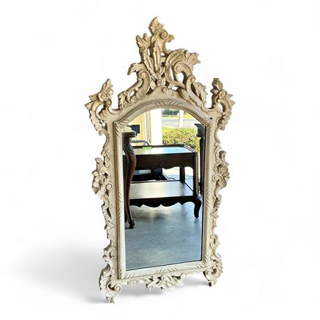 19th Century French Louis XV Style Carved Wood Mirror