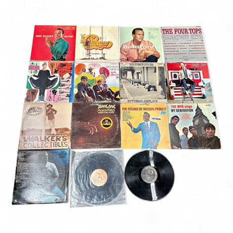 A Collection Of Fifteen Vinyl Records Including The Who's My Generation