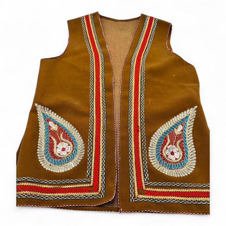 Vintage Embroidered Ethnic Vest