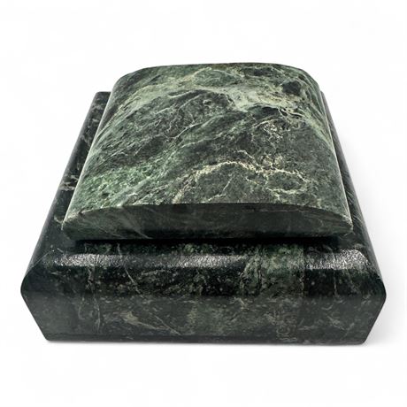 Vintage Green Marble Decorative Box