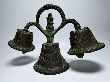 (1810) Antique Mission Church Triple Bell