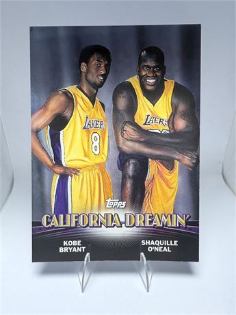 2000-01 Topps Kobe & Shaq | California Dreamin Basketball Card