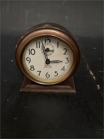 Vintage Westclox Baby Ben Alarm Clock
