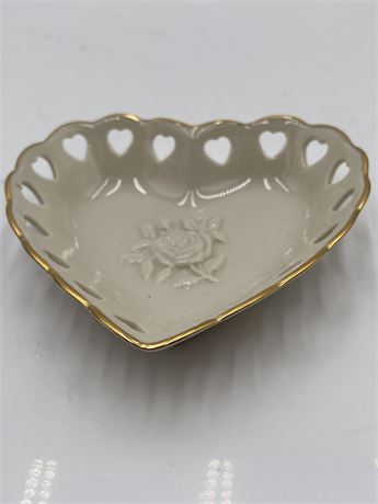Lenox Heart Collection Heart-Shaped Porcelain Dish