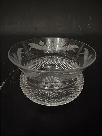 Edinburgh Crystal Thistle Cut Finger Bowl