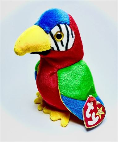 1997 Ty Original Beanie Babies JABBER the Parrot