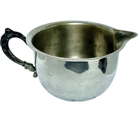 Vintage Sheridan SILVER PLATED Creamer / Small Pitcher – Engraved Base
