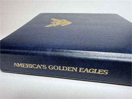 America’s Golden Eagles – U.S. Gold Coin Issue | 18-Stamp Set in 22K Gold