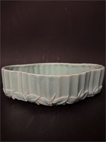 Vintage McCoy Pottery Leaf Console Planter