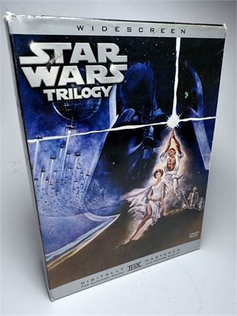 Star Wars Trilogy 3 DVD Disc Set Limited Edition Widescreen Box Set