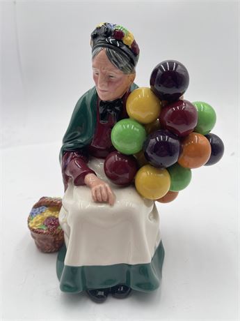 Vintage Piece By Royal Doulton Titled "The Old Balloon Seller"HN1315.