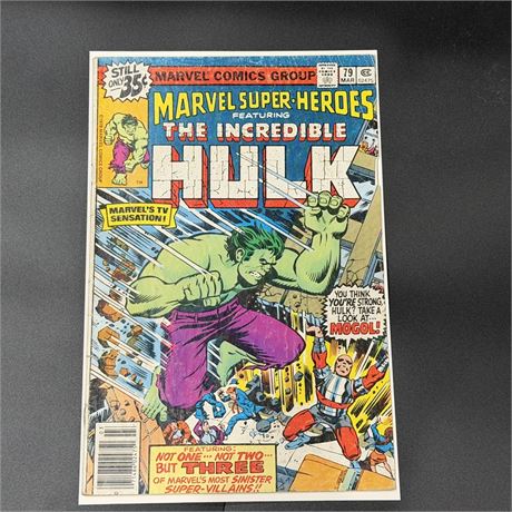 1978 Marvel Comics #79 Marvel Super Heroes Featuring The Incredible Hulk