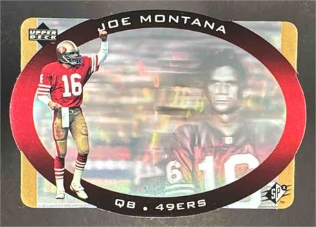 1996 SPx Joe Montana #43 Gold 49ers Insert