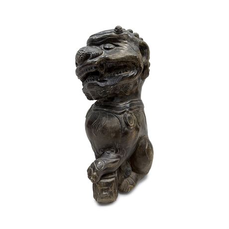 Ceramic Chinese Guardian Lion Foo Dog Statue