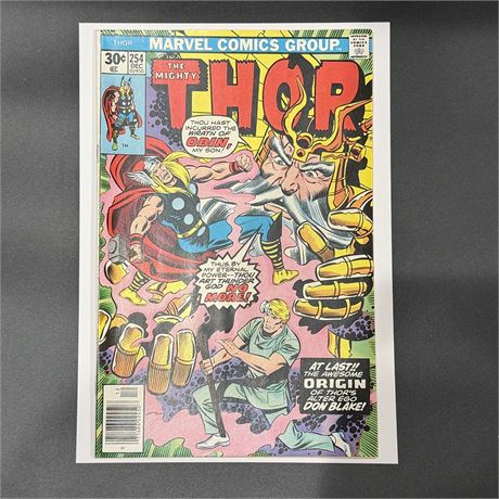 1976 Marvel Comics #254 The Mighty Thor Origin of Thor's Alter Ego Don Blake