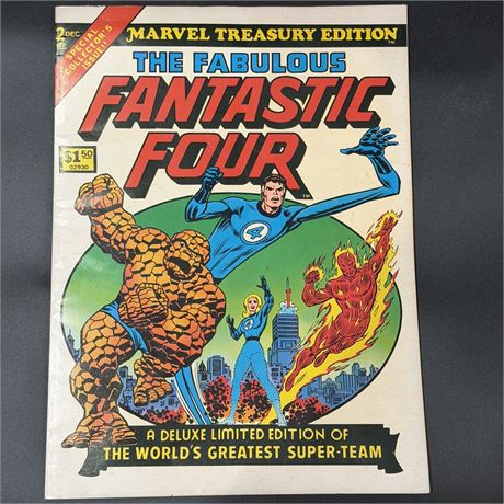 1974 Marvel Comics Treasury Edition Giant-Size #2 The Fabulous Fantastic Four