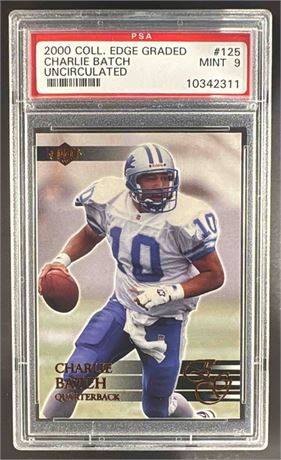2000 Collector's Edge EG Charlie Batch #125 Uncirculated /5000 PSA 9 MINT