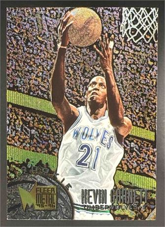 1995-96 Fleer Metal Kevin Garnett #167 RC Timberwolves