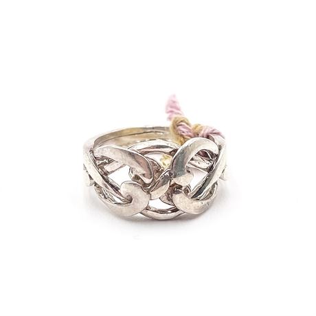 Sterling Silver Puzzle Ring
