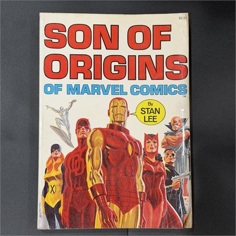 1975 Son of Origins of Marvel Comics Book By Stan Lee