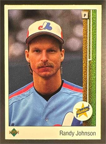 1989 Upper Deck Randy Johnson #25 RC Expos