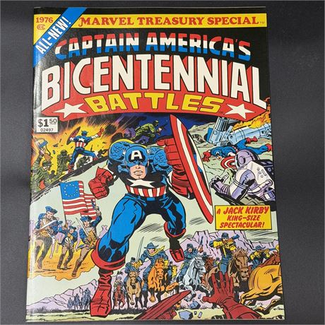 1976 Marvel Comics King-Size Treasury Special Captain America's Bicentennial