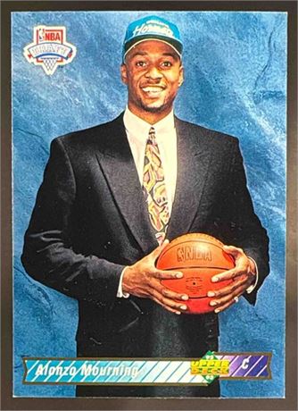 1992-93 Upper Deck Alonzo Mourning #2 RC Hornets