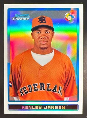 2009 Bowman Chrome Kenley Jansen #BCW35 WBC Prospects Refractors 177/500