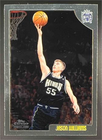 1998-99 Topps Chrome Jason Williams #153 RC Kings