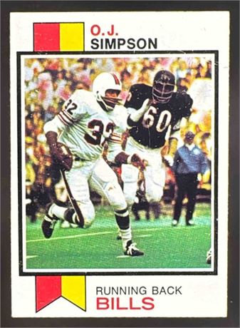 1973 Topps O.J. Simpson #500 Bills