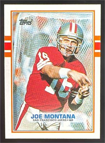 1989 Topps Joe Montana #12 49ers