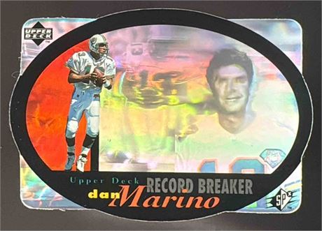 1996 SPX Record Breaker Dan Marino Die Cut