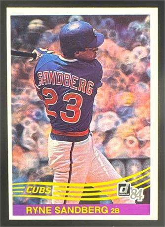 1984 Donruss Ryne Sandberg #311 Cubs
