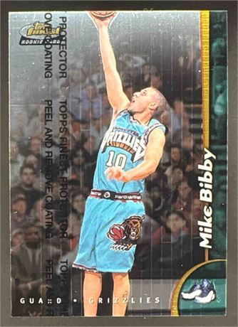 1998-99 Topps Finest Mike Bibby #227 RC Grizzlies