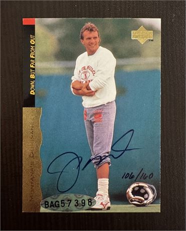 1995 Upper Deck Joe Montana Auto Signed /160 RARE