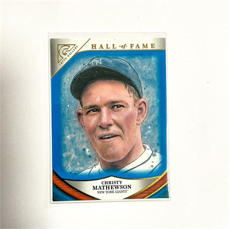 2019 Topps Gallery Hall of Fame #HOFG-7 Christy Mathewson 40/99