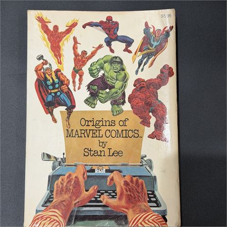 1974 Origins of Marvel Comics Book By Stan Lee