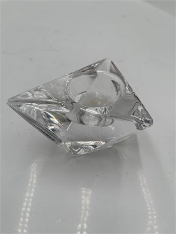 Vintage Orrefors Crystal Tornado Votive Candle Holder