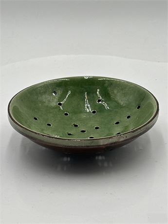 Handcrafted Ceramic Berry Bowl Colander