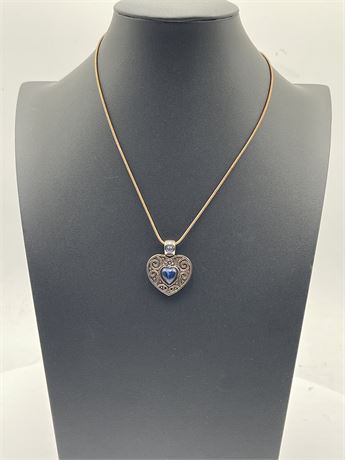 Heart-Shaped Pendant Necklace
