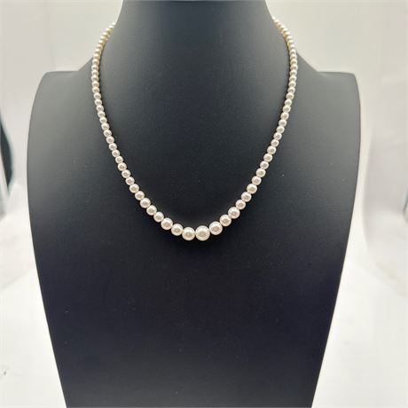 Graduated Cultured Pearl Strand Necklace