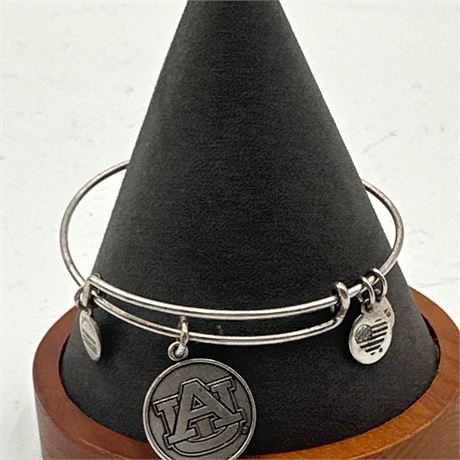 Alex and Ani Auburn University Collegiate Collection Expandable Charm Bangle