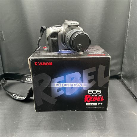 Canon EOS Digital Rebel (300D) DSLR Camera with EF-S 18-55mm Lens Kit