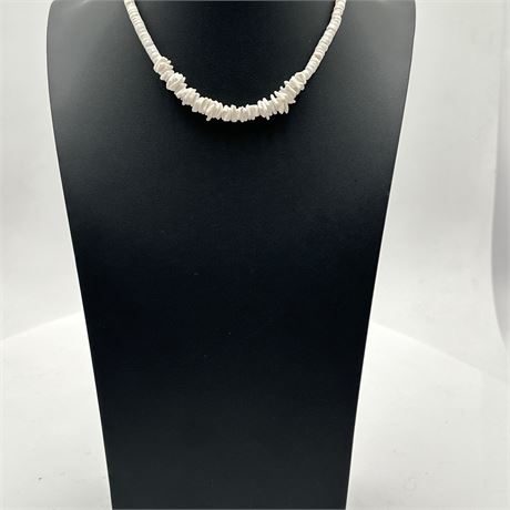 Puka Shell Necklace - Graduated Natural Shell Choker